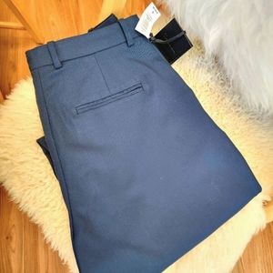 NWT Aritzia Talula Fume Wool Pant In Parime Blue 8